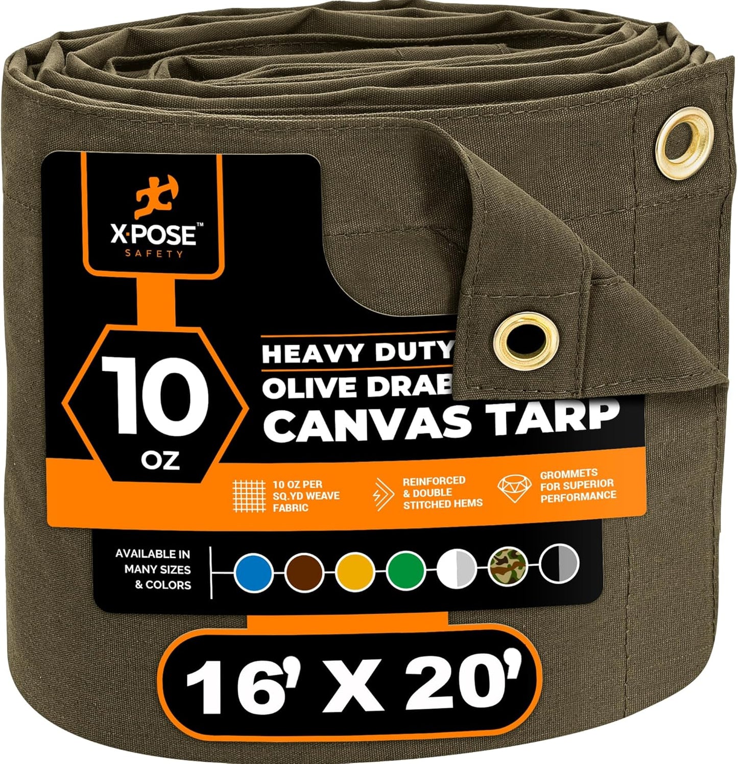 Heavy Duty Water Resistant Canvas Tarp for All Outdoor Needs