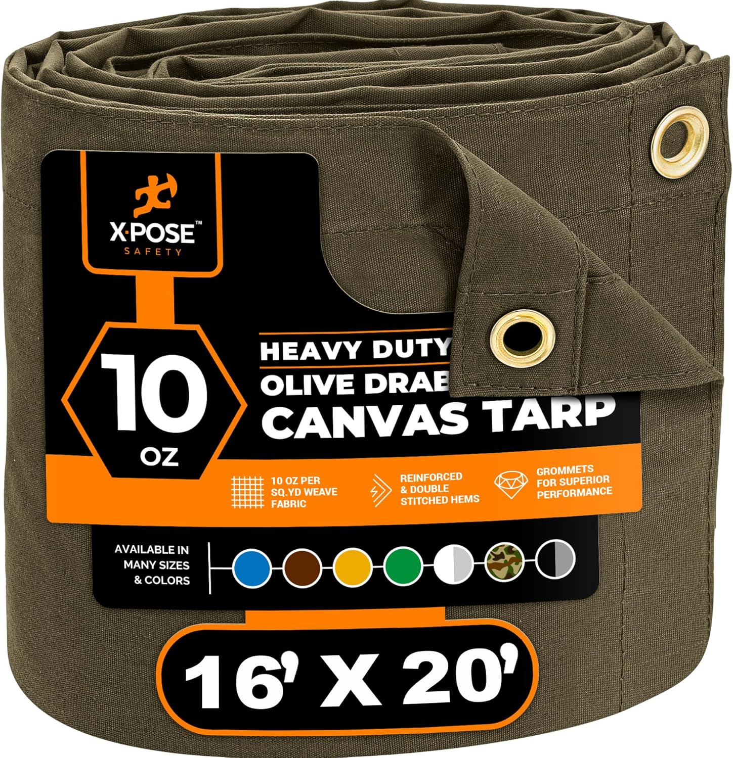 Heavy Duty Water Resistant Canvas Tarp for All Outdoor Needs