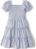 Gymboree Girls' and Toddler Short Sleeve Smocked Dresses - Breezy