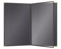 Goodsmart Pajco Style Restaurant Menu Covers Pack of 10 - Black 4-View