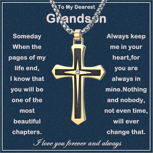 To My Grandson Necklace - Thoughtful Gift for Special Occasions