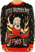 Ugly Christmas Party Knitted Ugly Christmas Sweater - Funny Santa Be