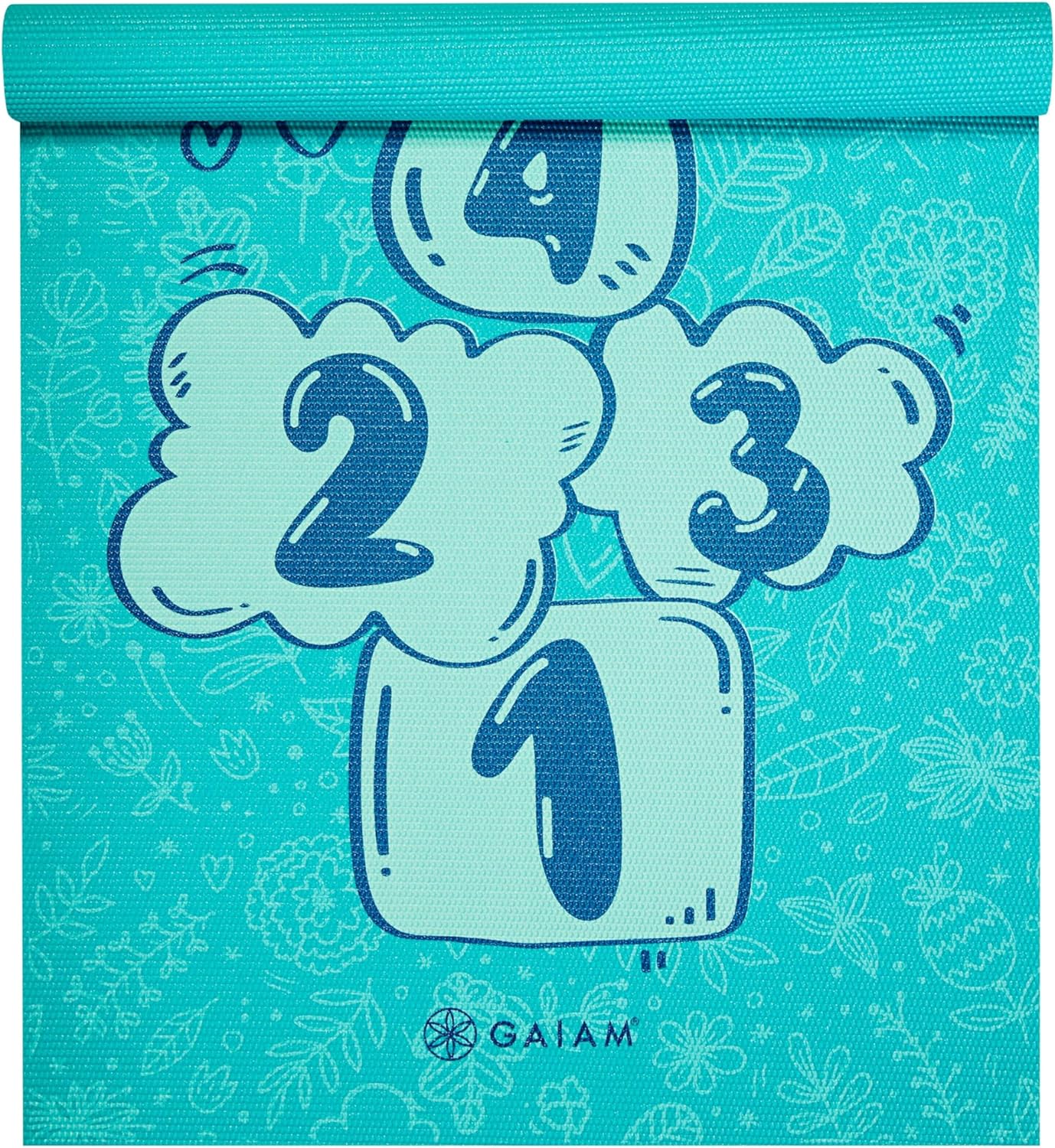 Gaiam Kids Yoga Mat - Fun Prints for Active Kids