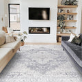 Grey Rug 8 x 10 Slate Gray Area Rugs for Living Room and More