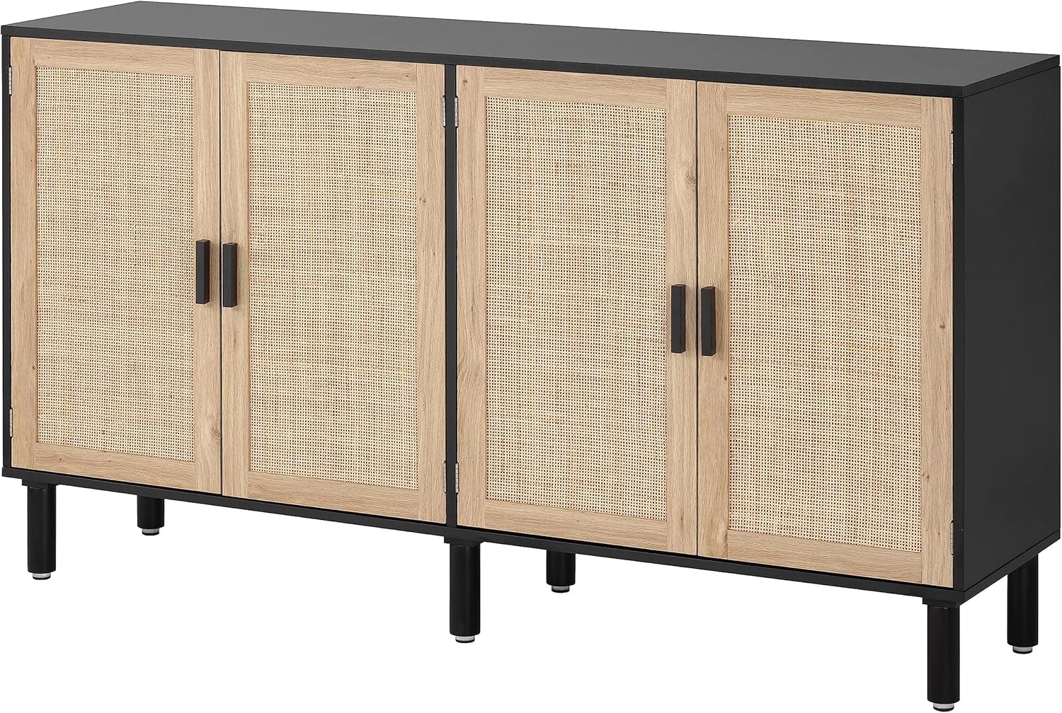 Finnhomy 4 Door Sideboard Buffet Cabinet for Stylish Storage