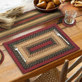 Homespice Highland Dining Placemats Set of 6 - Rustic Cabin Table