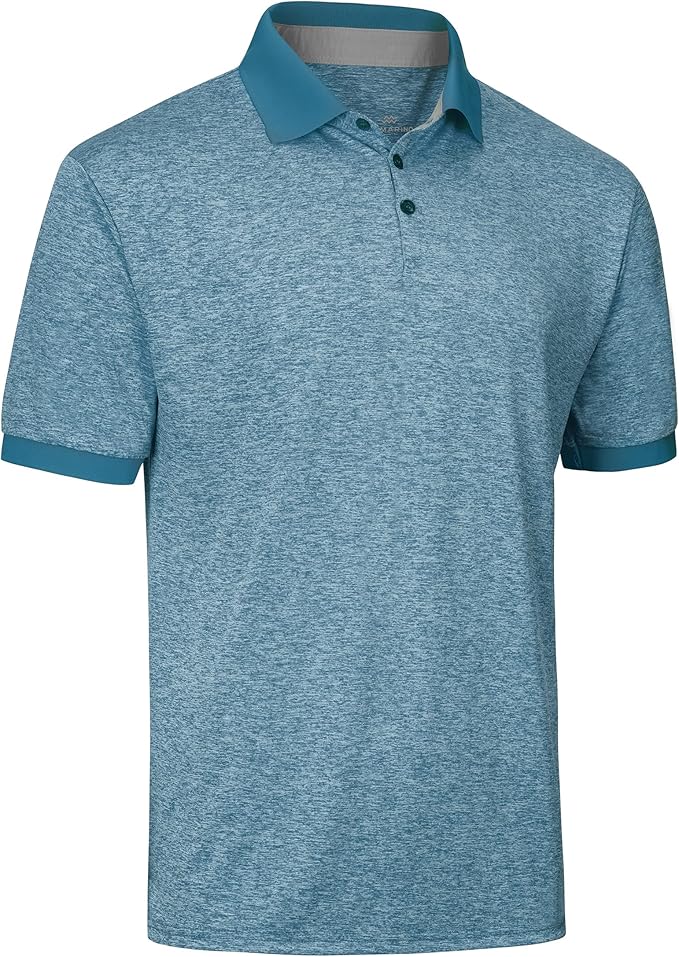 Mio Marino Golf Polo Shirts for Men - Ultra-Thin Dry Fit Comfort