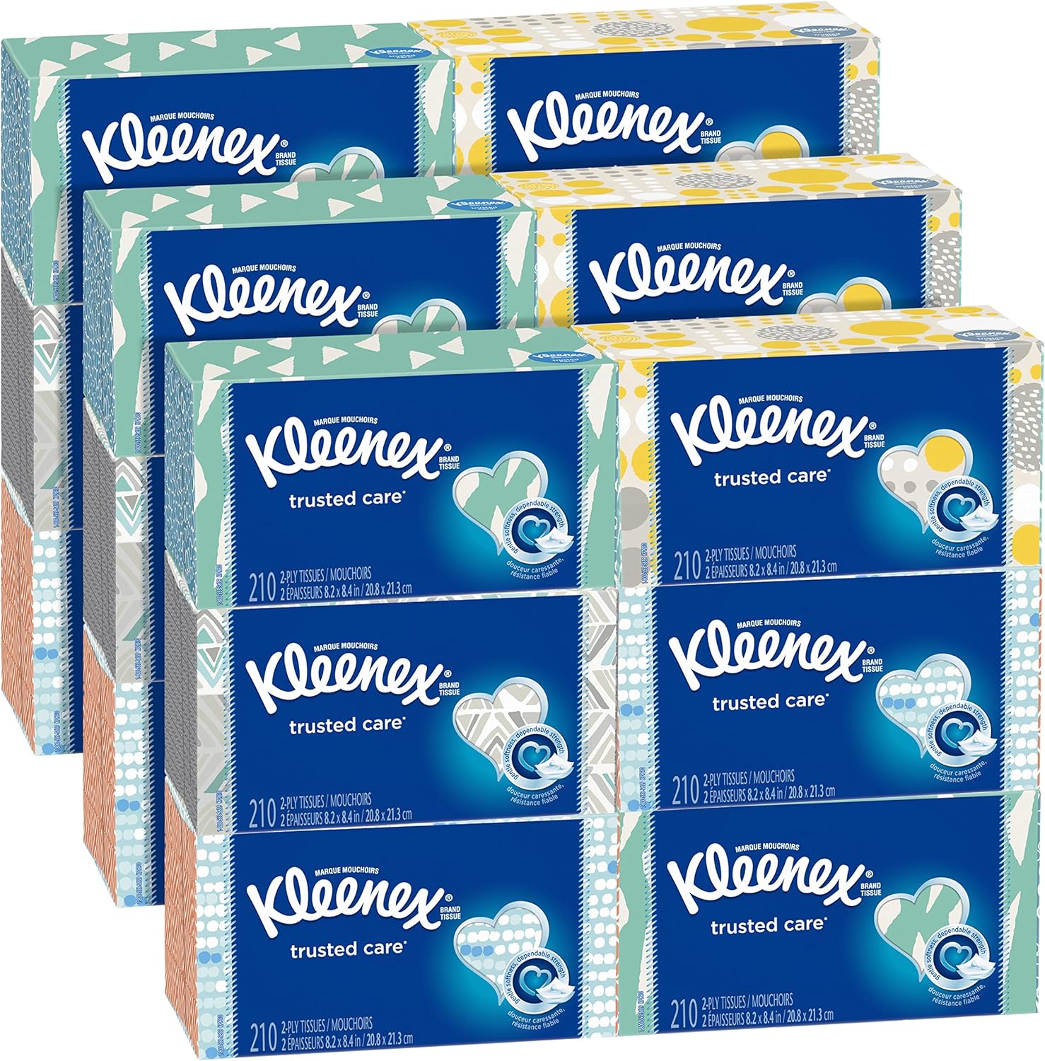 Kleenex Everyday Facial Tissues for Gentle Care and Durability