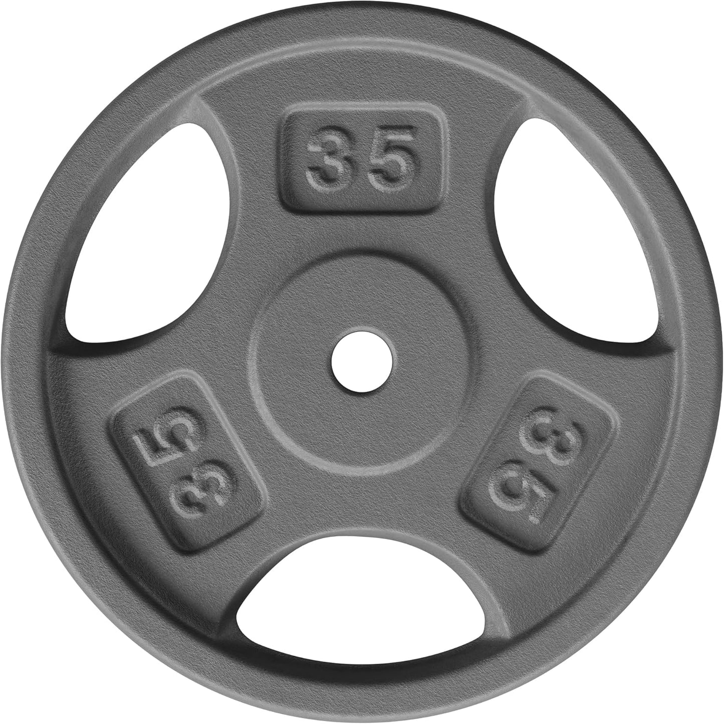 Yes4All Standard 1-Inch Grip Weight Plates for Strength Training