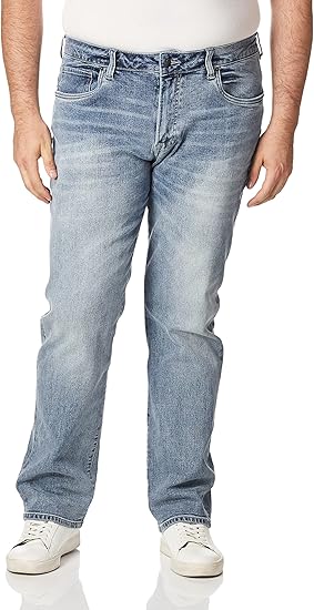 Buffalo David Bitton Men's Straight Six Jeans for Comfort and Style