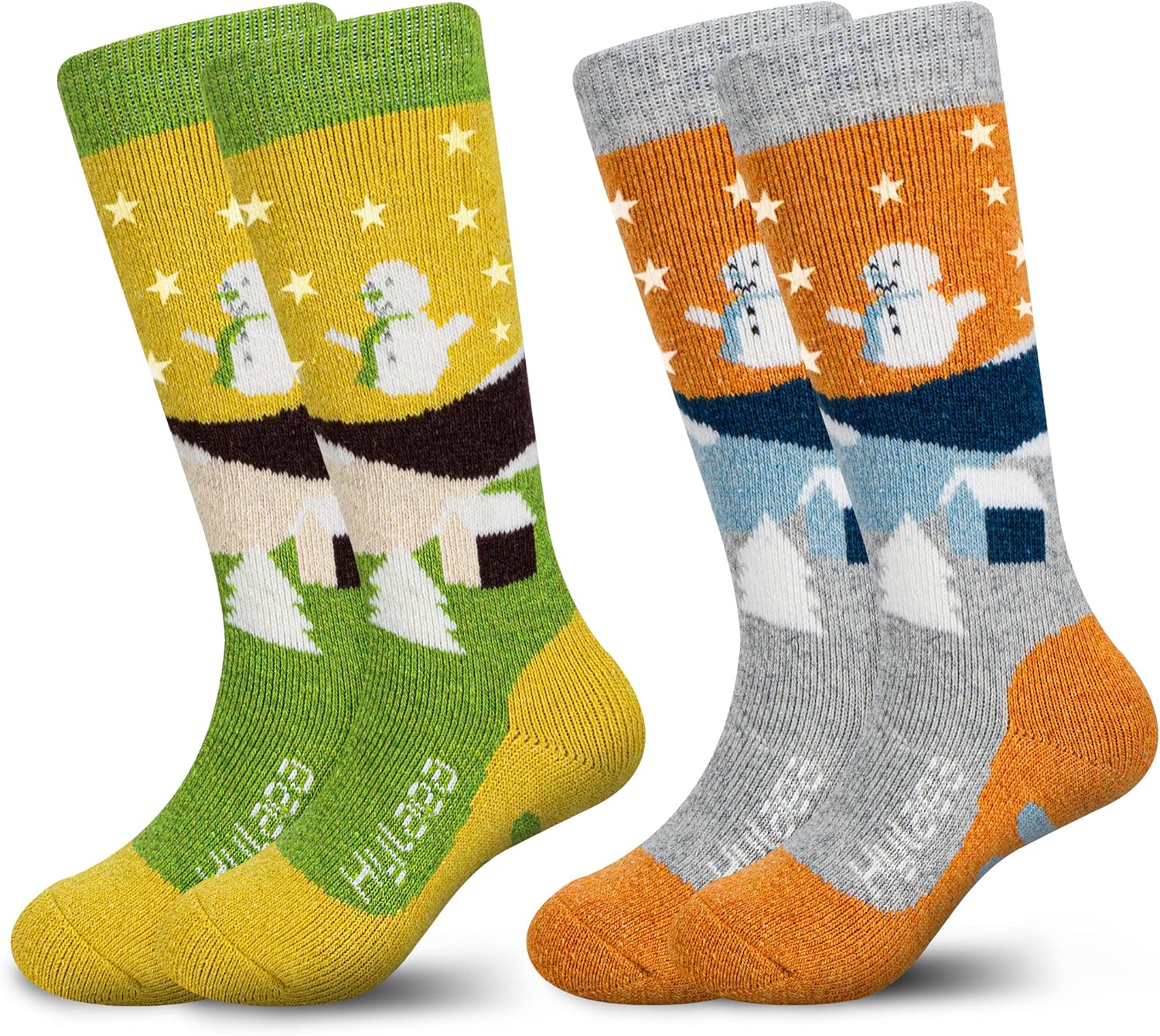 Hylaea Kids Merino Wool Ski Socks - Warm & Cozy!