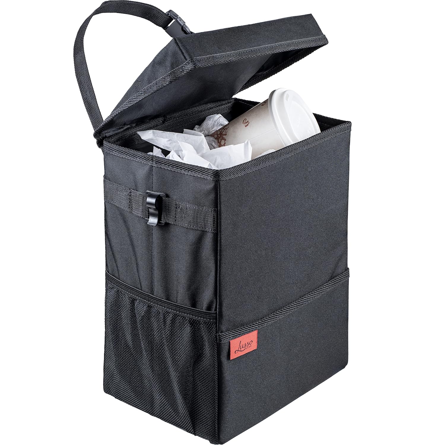 Lusso Gear Car Trash Can - 3.5 Gallon Capacity for Clean & Organized Rides!