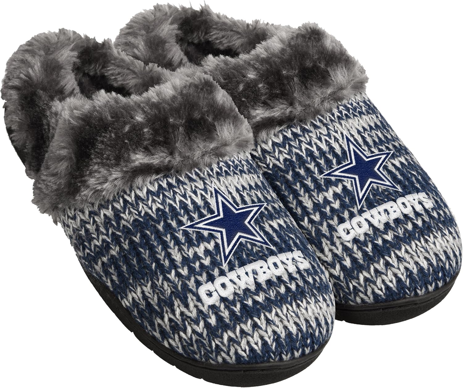 FOCO Womens NFL Team Logo Peak Slide Slippers for Comfort