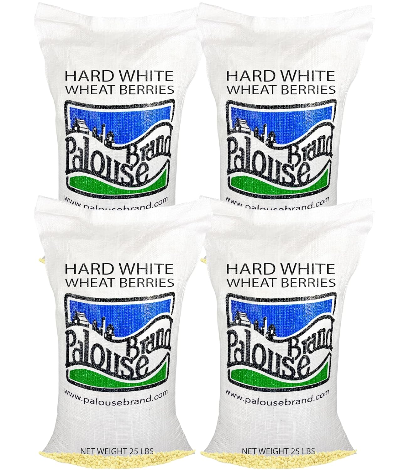Palouse Brand Hard White Wheat Berries - Non-GMO & Kosher