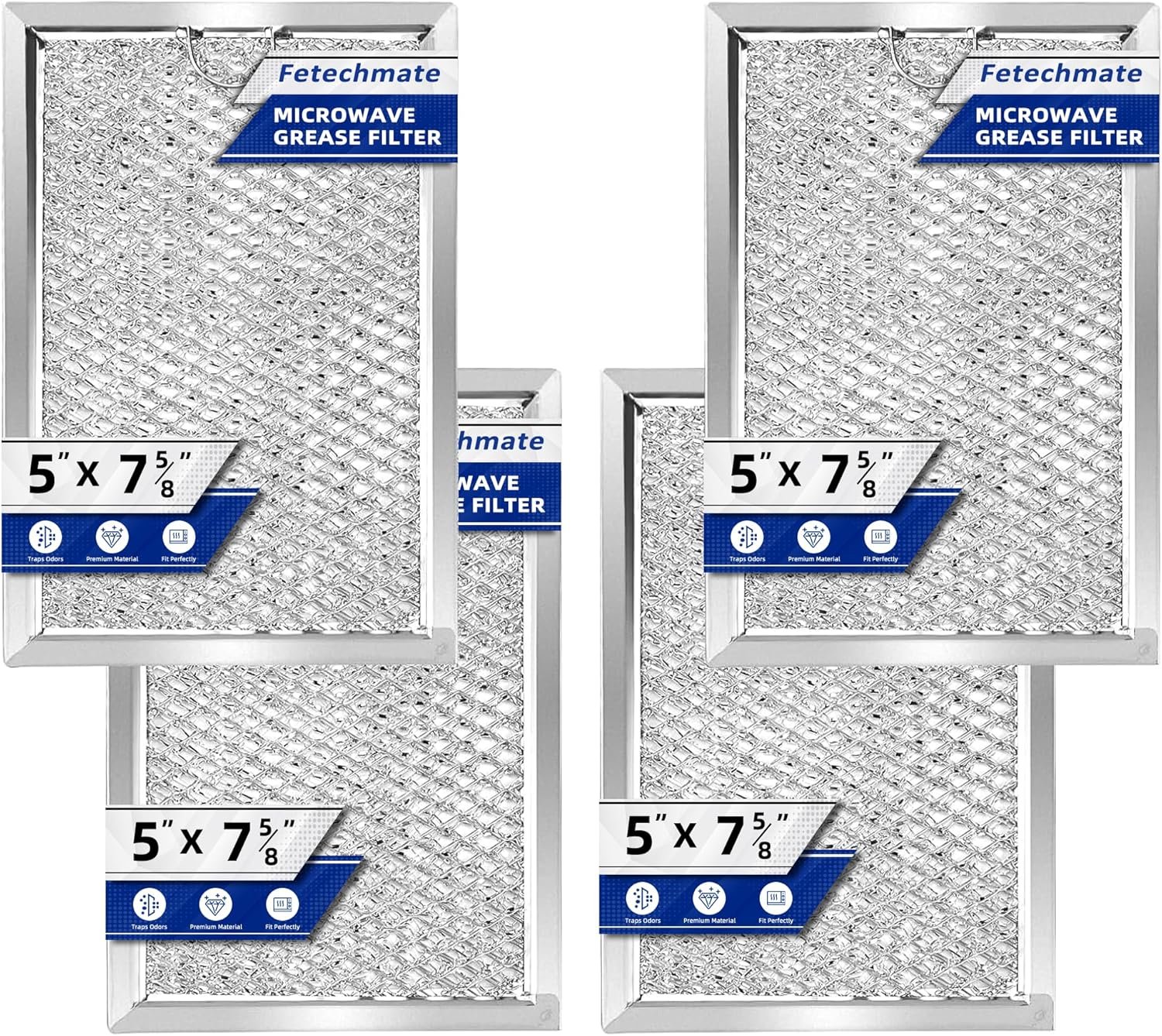 Fetechmate Microwave Grease Filters: G.E. Oven Compatible (4 PACK)