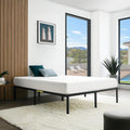 Sturdy Heavy-Duty Non-Slip Twin Platform Bed Frame - 14in Height