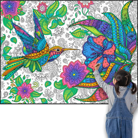 Giant Coloring Poster - Jumbo Coloring Mural for All Ages