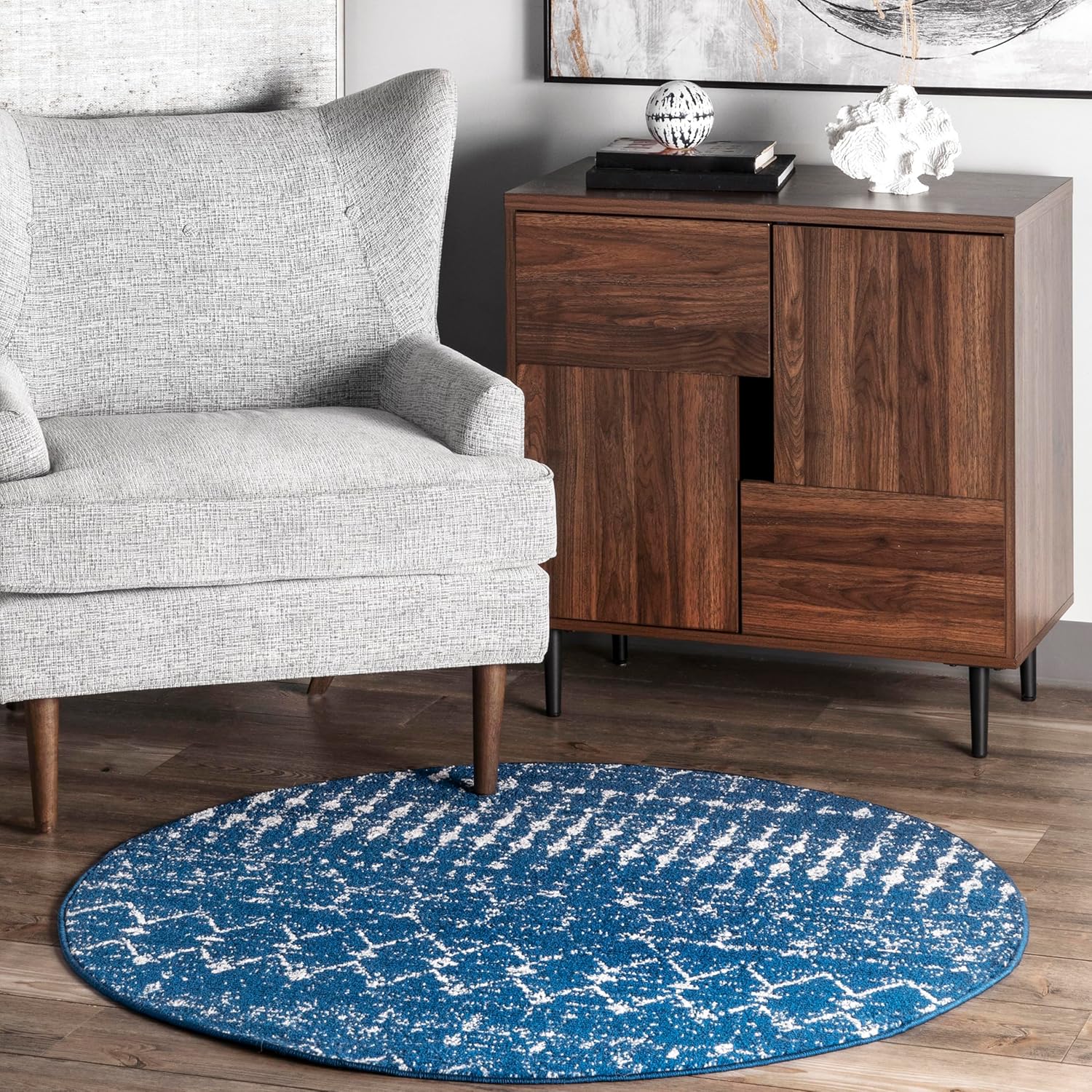 nuLOOM 5 Round Moroccan Blythe Area Rug for Stylish Spaces