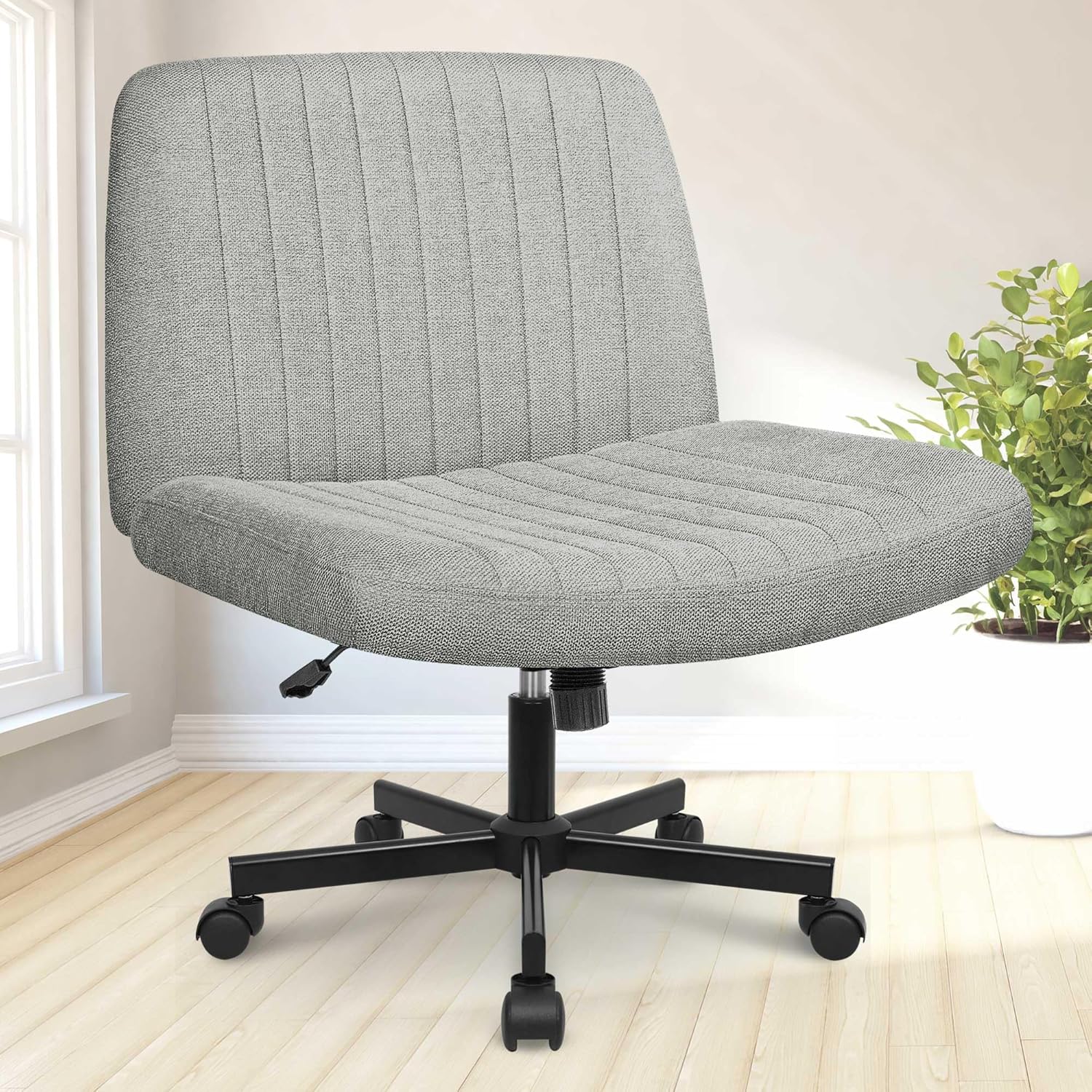 NEO CHAIR Criss Cross Chair with Wheels for Home Office Comfort