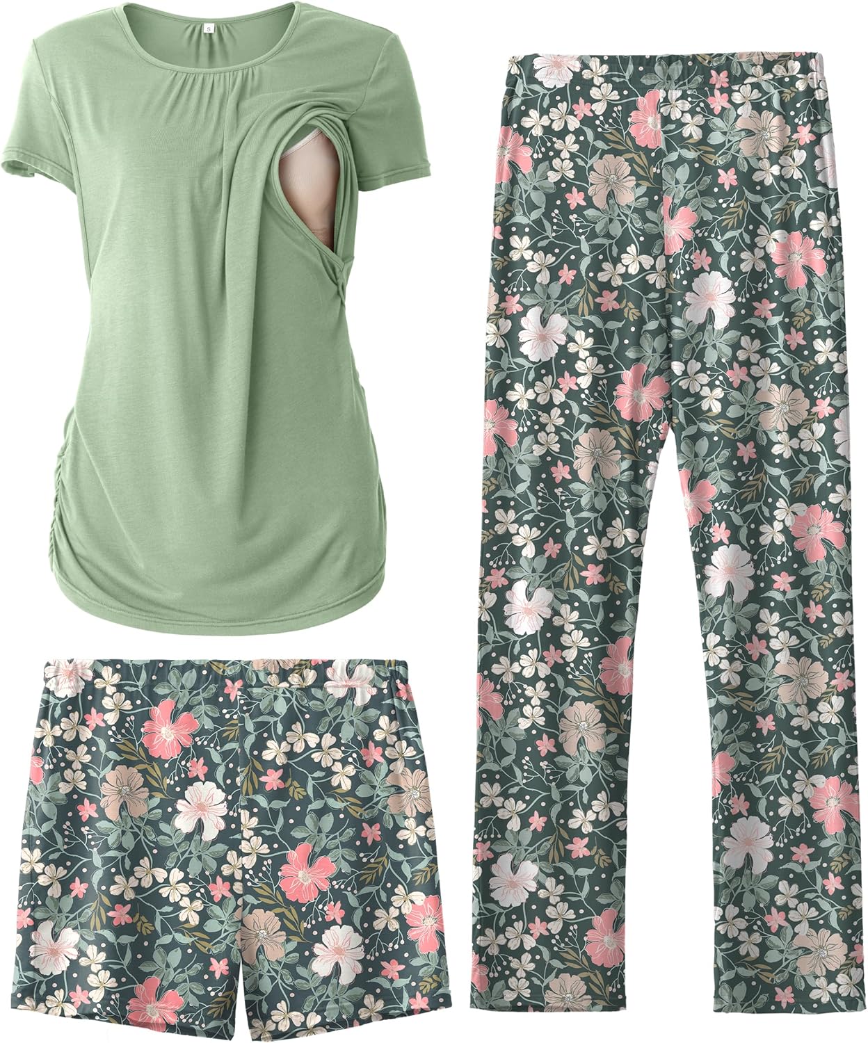 SUNNYBUY Maternity Nursing Pajamas Set for Ultimate Comfort