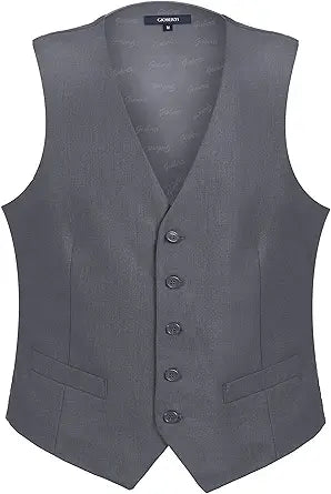 Gioberti Men's Formal Suit Vest for Business or Casual Dress