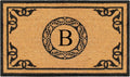 A1HC Natural Coir Monogrammed Doormat for Outdoor Entrance - Durable