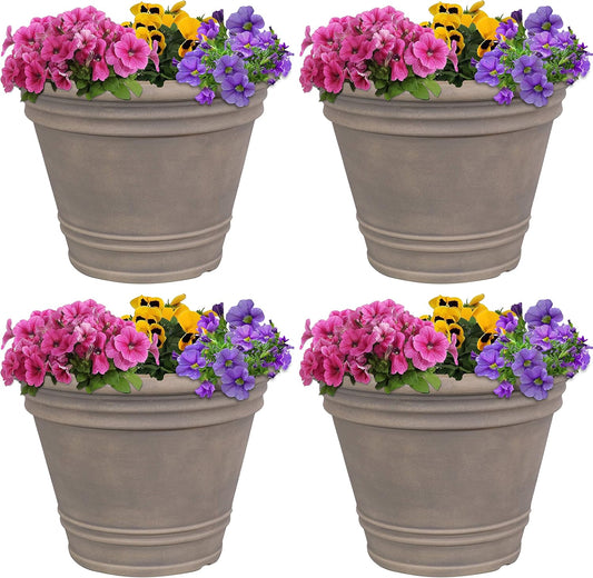 Sunnydaze 20-Inch Franklin Large Plant Pot for Outdoor Use