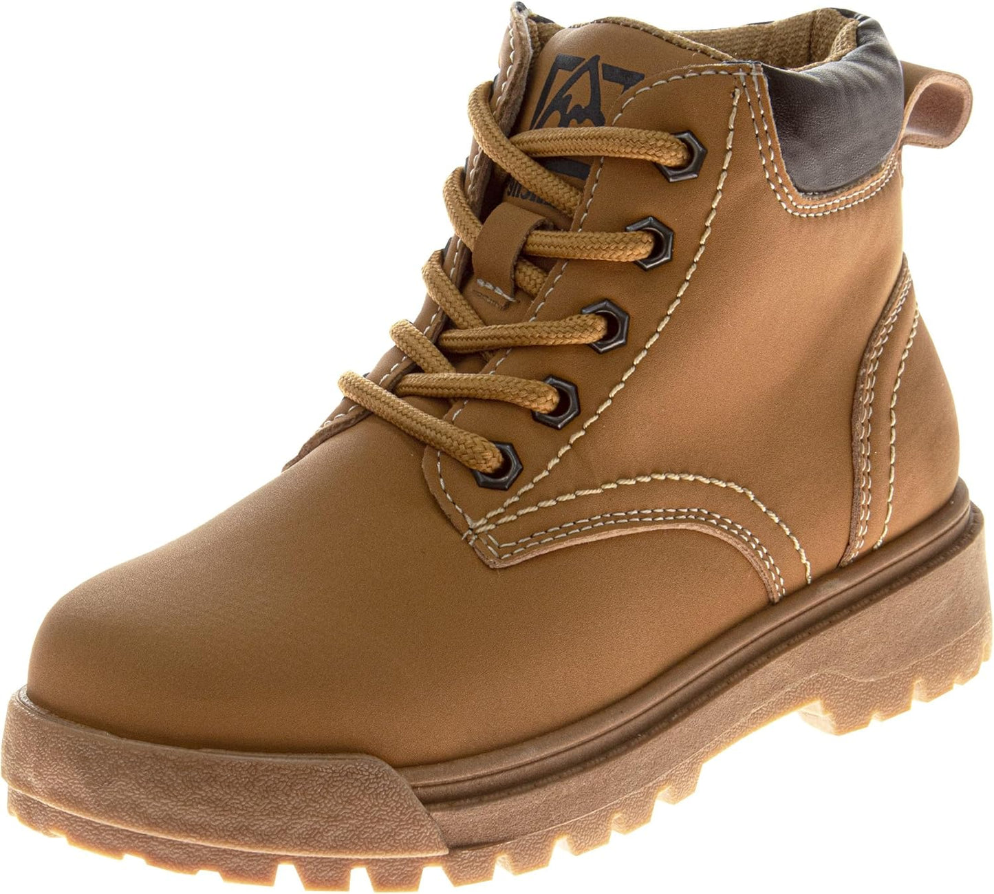 Avalanche Boy's Lace Up Construction Work Boots for Kids