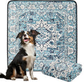 Ocean-Blue Non-Slip Dog Washable Pee Pad Extra Large 72in x 72in
