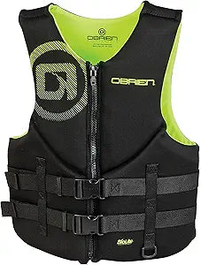 O'Brien Mens Traditional Neoprene Life Jacket for Comfort