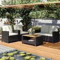 Wisteria Lane 4 Piece Patio Furniture Set for Outdoor Relaxation