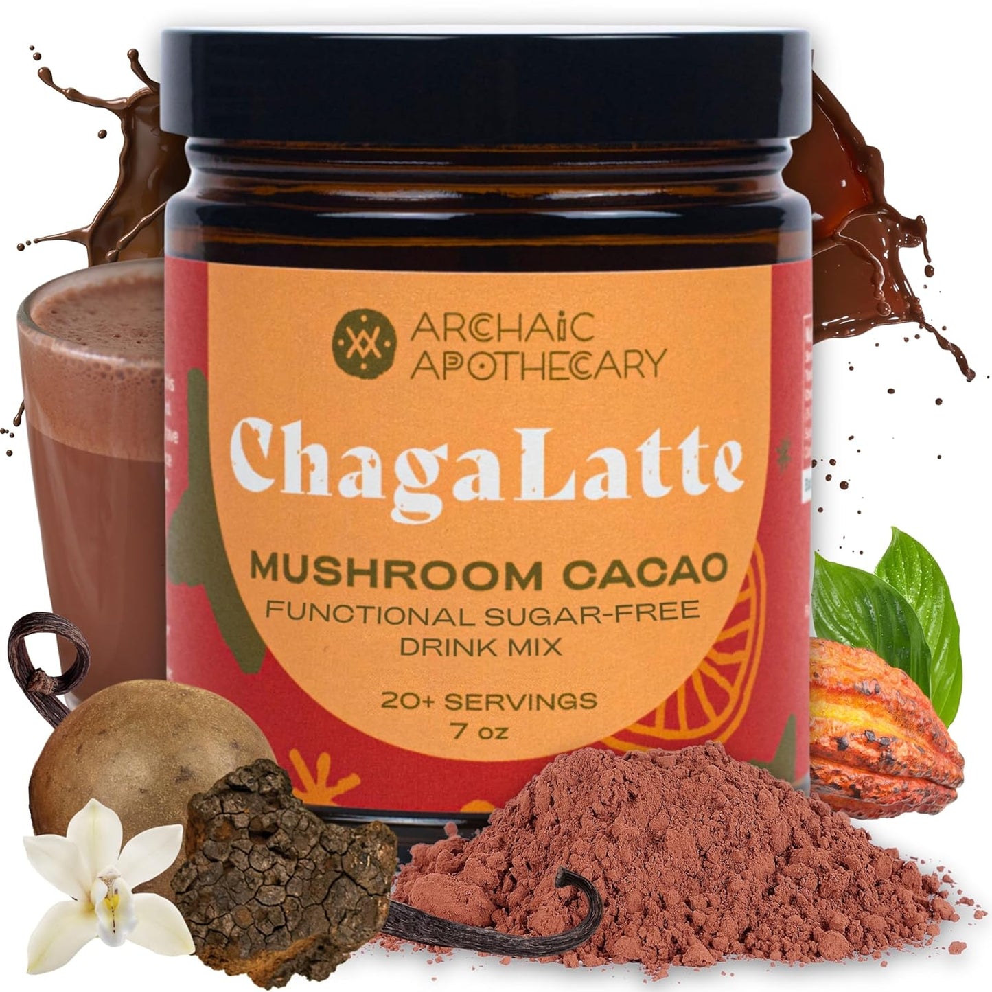 ChagaLatte: Energy-Boosting Mushroom Blend