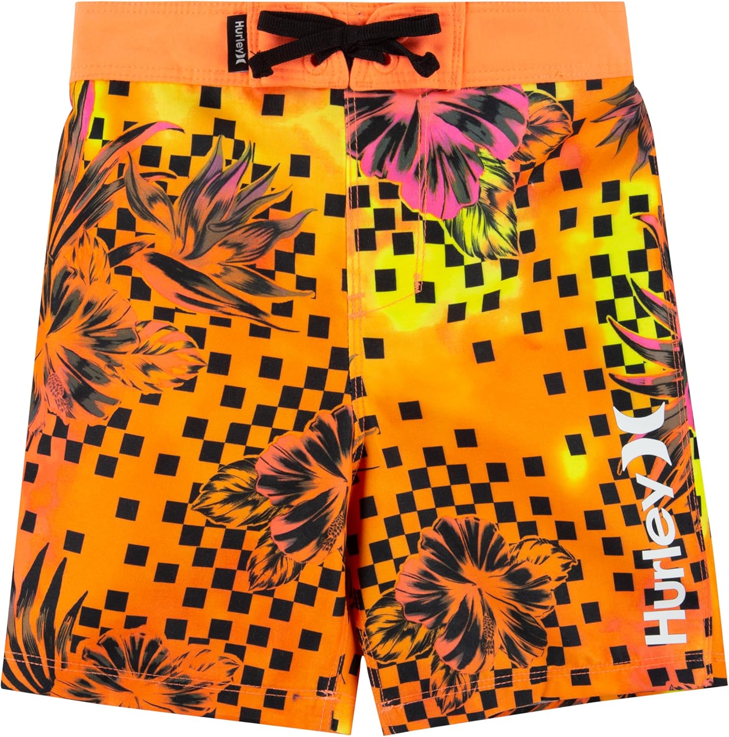 Hurley Boys' Board Shorts with Drawstring Closure for Comfort