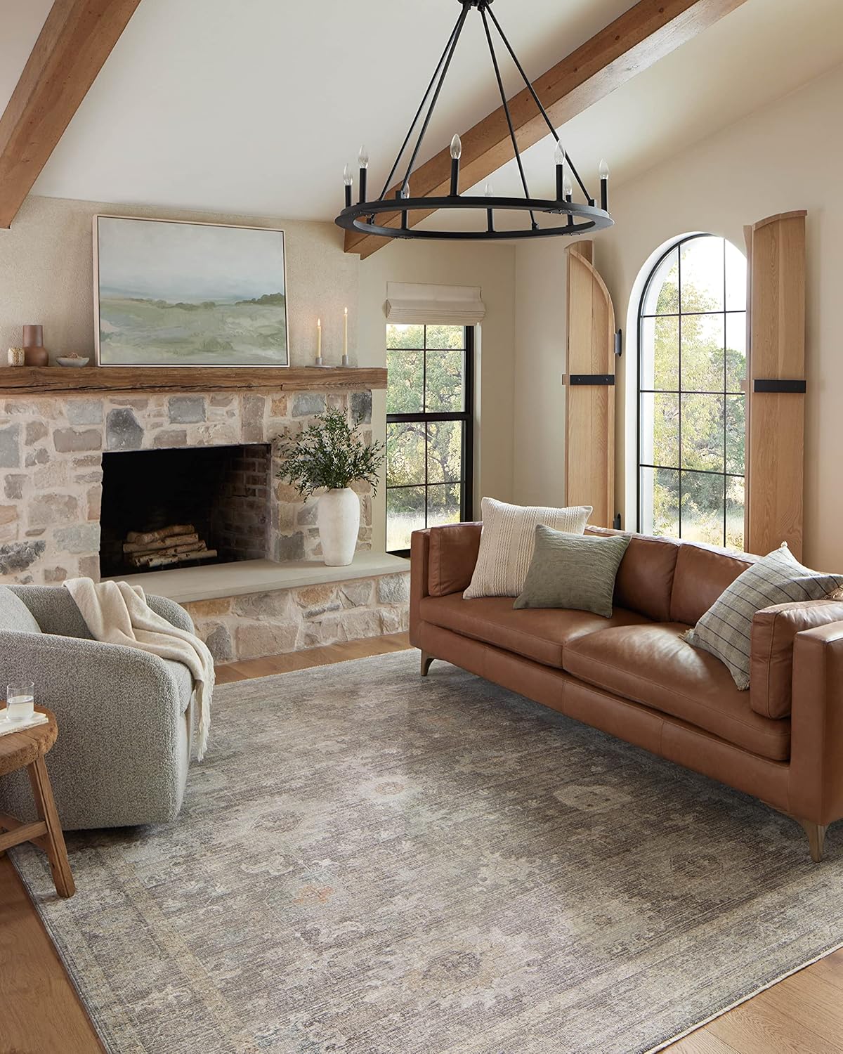 Loloi Magnolia Home Millie Collection Area Rug for Timeless Style