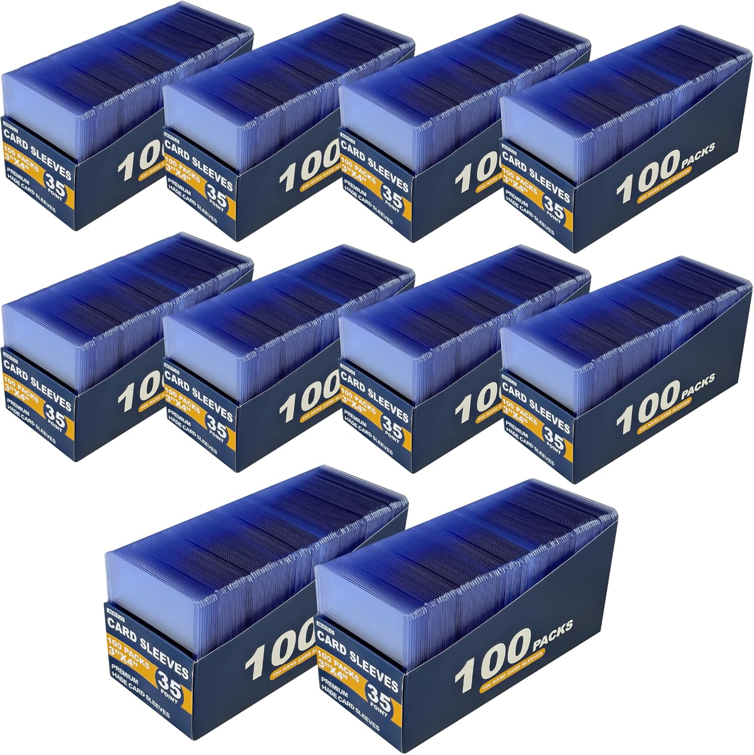 1000 Hard Card Sleeves for Premium Protection of Trading Cards