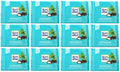 Ritter Sport Peppermint 100g (12-pack) - Refreshing Mint Chocolate