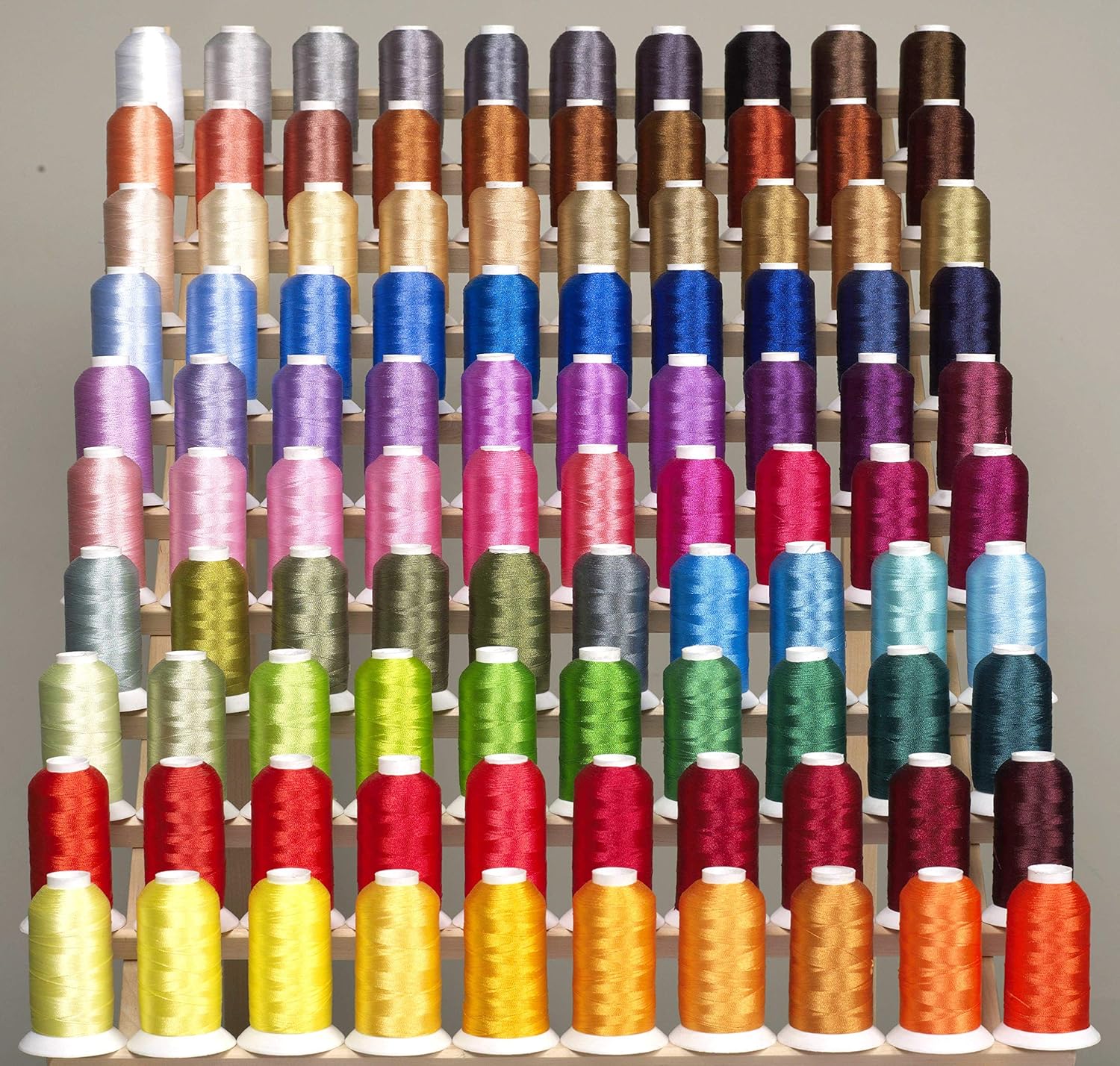 100 Premium Embroidery Threads Compatible with Top Machines | ThreadNanny