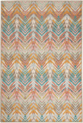 Seneca Stone Machine Washable Rug 2 x 3 ft - Chevron, Easy Clean
