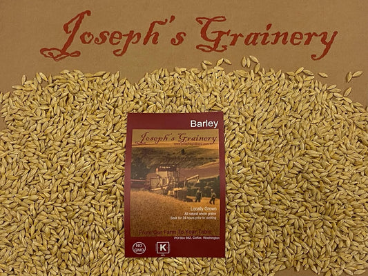 Unhulled Barley 12 Lbs - Non-GMO, Kosher Certified Grain