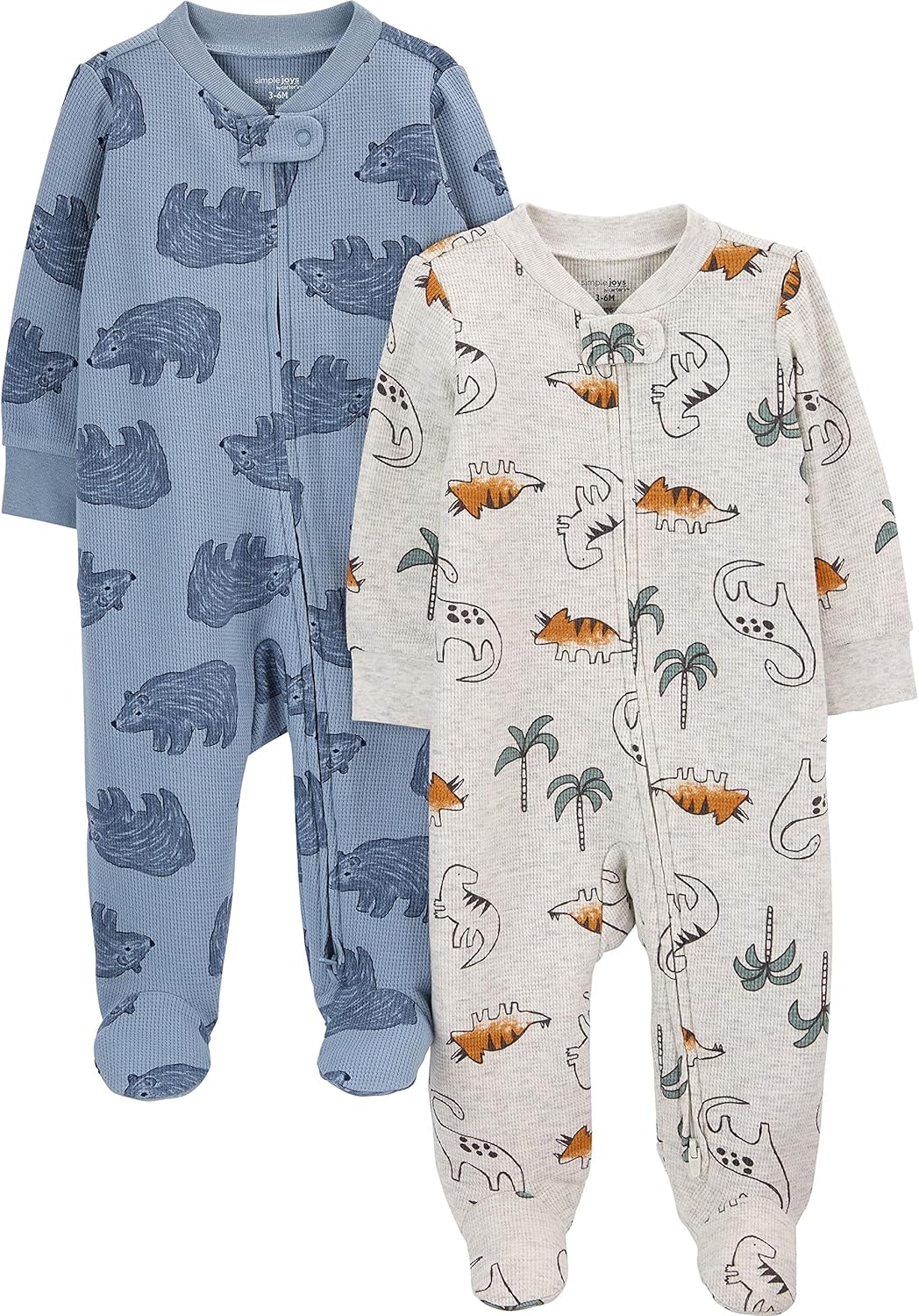 Simple Joys Carter's 2-Way Zip Footed Sleep Play