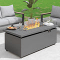 Sundale 50 Inch Outdoor Fire Pit Table - 50,000 BTU Heating
