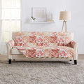 Reversible Floral Patchwork Furniture Protector - Stain Resistant Sofa