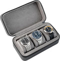 Ultimate Travel Watch Case | 3-Slot Leather Organizer