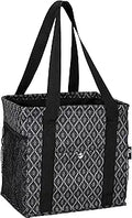 Small Utility Tote Bag for Women with 4 Exterior Pockets - Compact