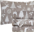 Velvet Plush Flannel Sheet Set Cal King - Cozy Warm Winter