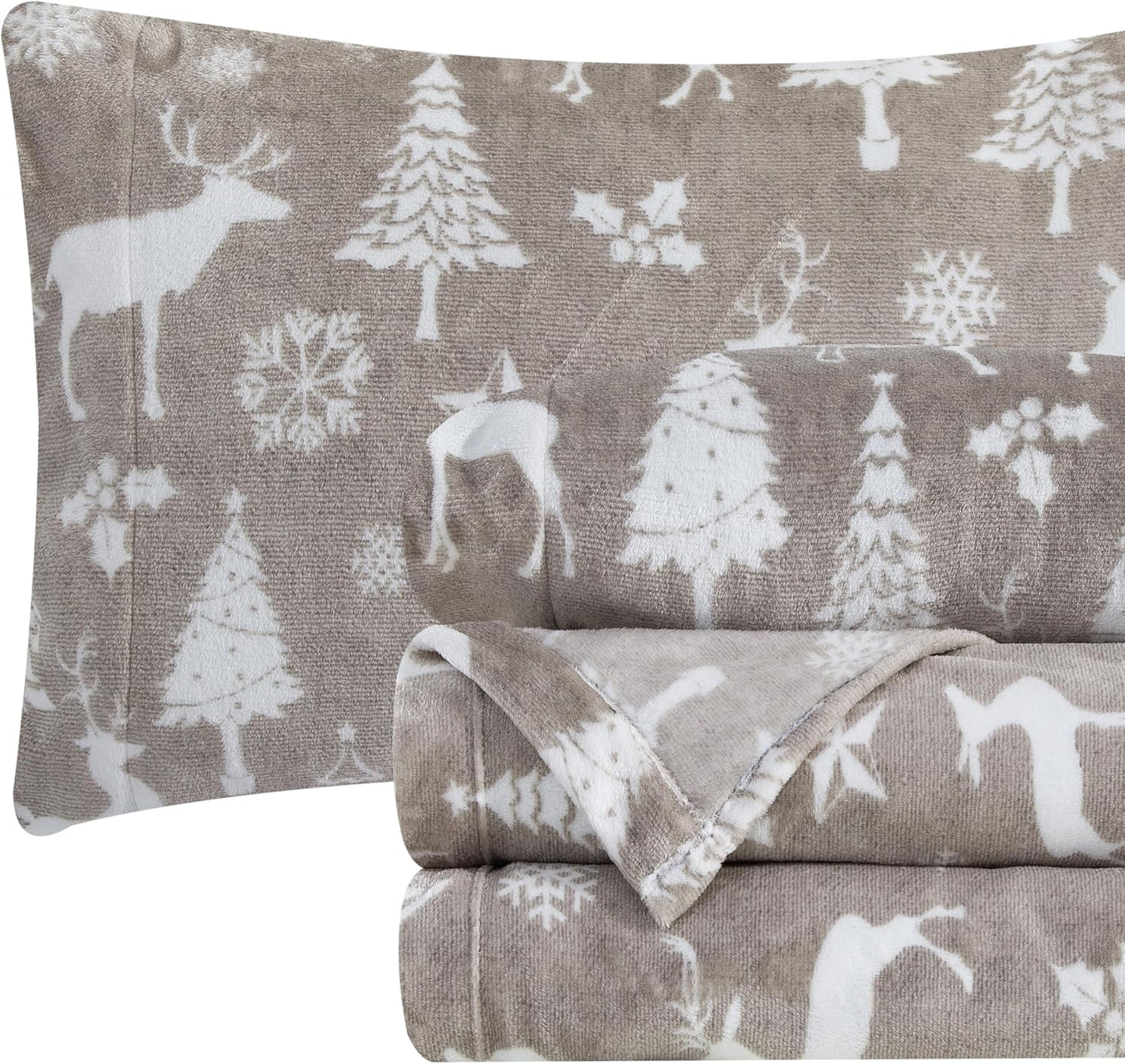 Luxuriously Soft Velvet Flannel Sheet Set for Cozy Comfort