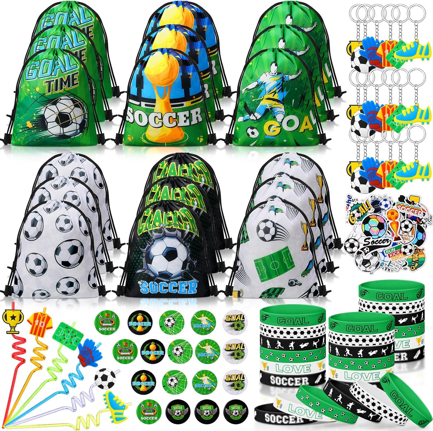 140 Pcs Soccer Party Favors for Unforgettable Celebrations