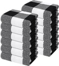 Mordimy 100% Cotton Waffle Weave Kitchen Towels - 12-Pack Buffalo