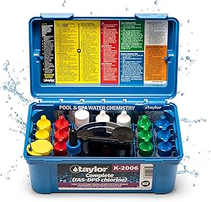 K-2006 Test Kit for Chlorine FAS-DPD by Taylor Technologies
