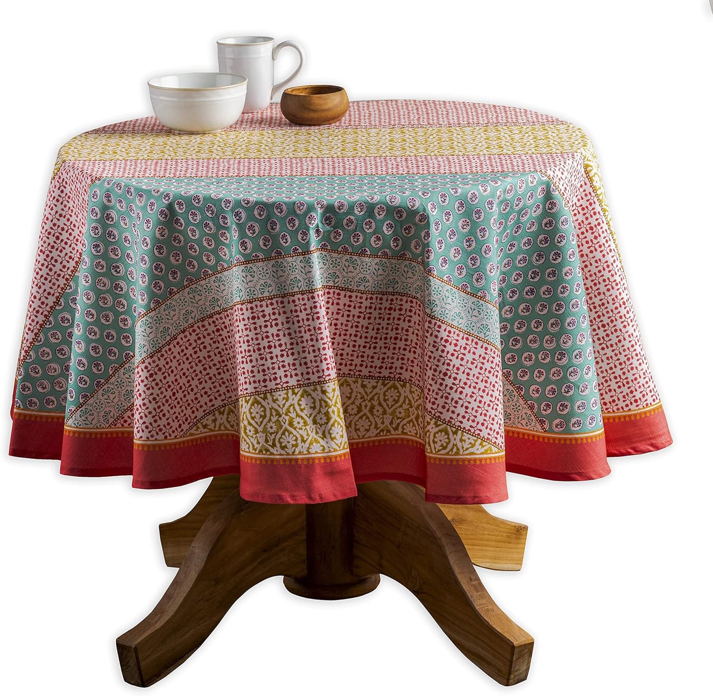 Elegant 69 Inch Round Tablecloth for Dining and Special Occasions